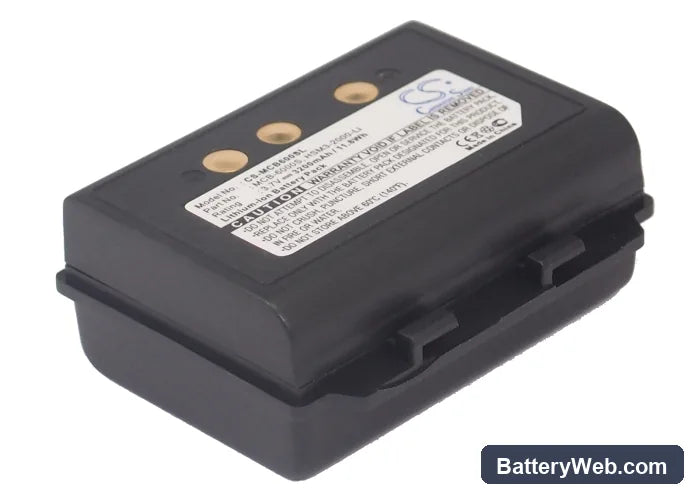 M3 Mobile eTicket Replacement Battery, 3.7V, 3200mAh, Li-ion 1