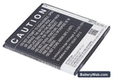 Mobistel Cynus F4 Replacement Battery, 3.7V, 1500mAh, Li-ion 3