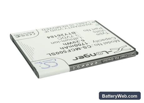 Mobistel Cynus F5 Replacement Battery, 3.7V, 1700mAh, Li-ion 2