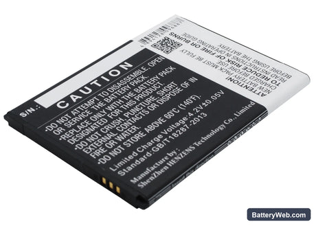 Mobistel Cynus F8 Replacement Battery, 3.7V, 3000mAh, Li-ion 4