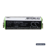 Moser ChroMini 1591 Replacement Battery, 1.2V, 1200mAh, Ni-MH 3