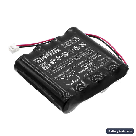 Messerschmitt 6VQ-02 Replacement Battery, 6V, 2600mAh, Alkaline 2