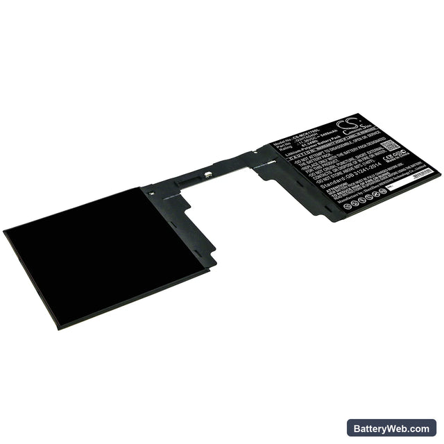 Microsoft Surface Book 2nd 15" 1793 Keyboard Replacement Battery, 11.36V, 5400mAh, Li-Polymer 1