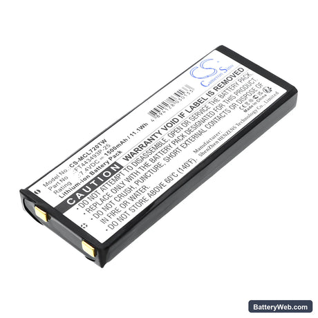 Cobra LI7000 Replacement Battery, 7.4V, 1500mAh, Li-ion 1