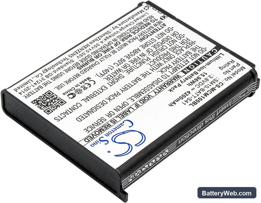M3 Mobile SM10 Replacement Battery, 3.8V, 4200mAh, Li-ion 2