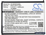 M3 Mobile SM10 Replacement Battery, 3.8V, 4200mAh, Li-ion 5