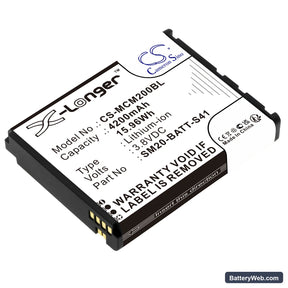 M3 Mobile SM20 Replacement Battery, 3.8V, 4200mAh, Li-ion 1
