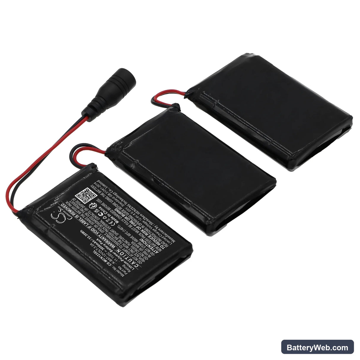 Macna gloves 12v 3a 3 Replacement Battery, 11.1V, 3000mAh, Li-Polymer 2