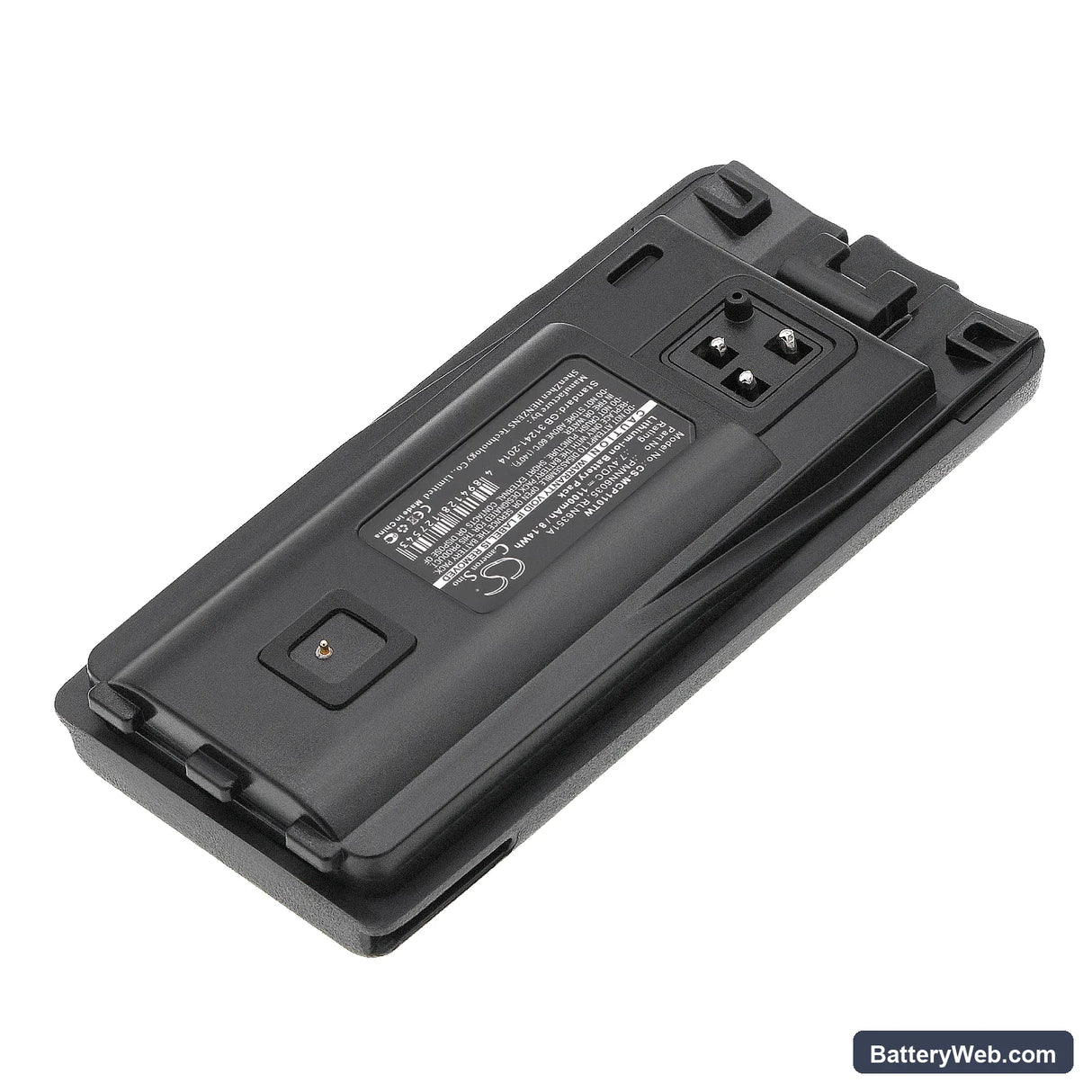 Motorola CP110 Replacement Battery, 7.4V, 1100mAh, Li-ion 2