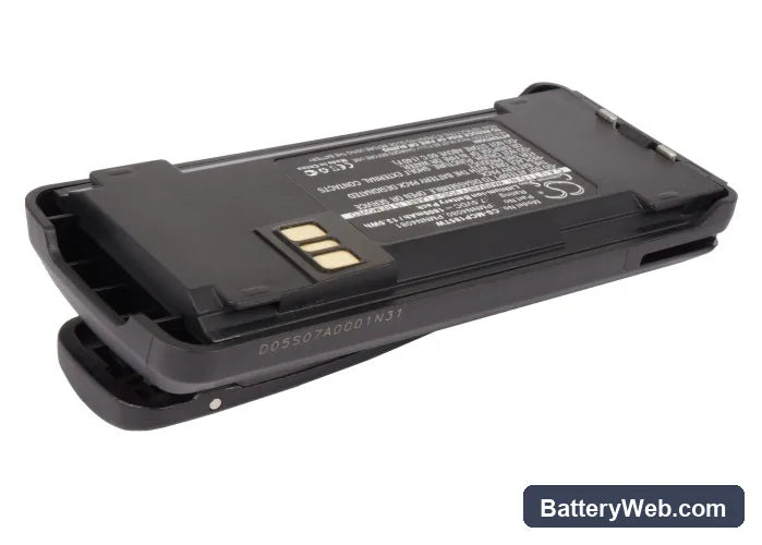 Motorola CP040 Replacement Battery, 7.5V, 1800mAh, Li-ion 2