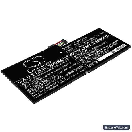 Microsoft Surface Pro 7 Replacement Battery, 7.57V, 5650mAh, Li-Polymer 1