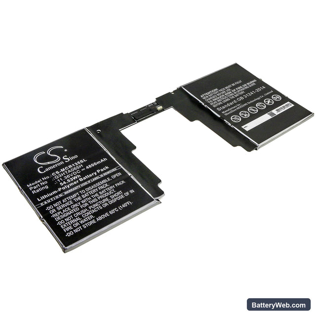 Microsoft Surface Book 3 13.5 Keyboard Replacement Battery, 11.36V, 4800mAh, Li-Polymer 1