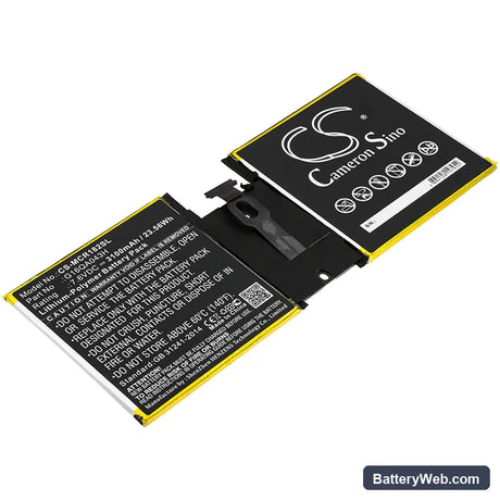 Microsoft Surface Go Replacement Battery, 7.6V, 3100mAh, Li-Polymer 1