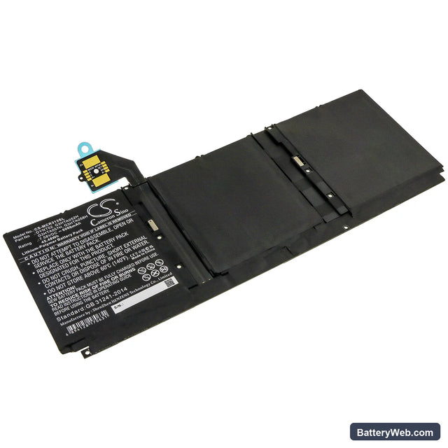 Microsoft Surface Book 3 13 Core i5-1035G7 Replacement Battery, 7.58V, 6000mAh, Li-Polymer 1