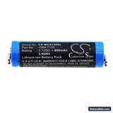 Moser ChromStyle 1584 Replacement Battery, 3.7V, 800mAh, Li-ion 3
