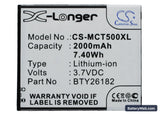 Mobistel Cynus T5 Replacement Battery, 3.7V, 2000mAh, Li-ion 1