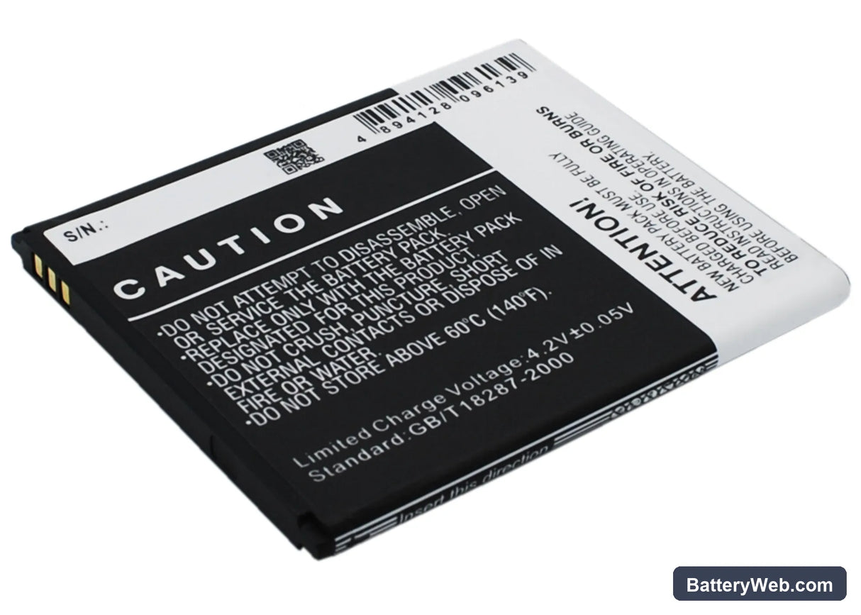 Mobistel Cynus T5 Replacement Battery, 3.7V, 2000mAh, Li-ion 4