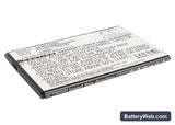 Mobistel Cynus T7 Replacement Battery, 3.7V, 1800mAh, Li-Polymer 1