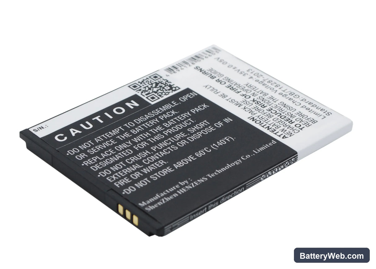 Mobistel Cynus T8 Replacement Battery, 3.8V, 2000mAh, Li-ion 5