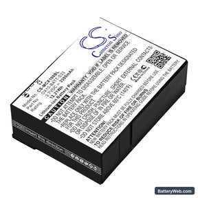 M3 Mobile Orange Replacement Battery, 3.7V, 3300mAh, Li-ion 1