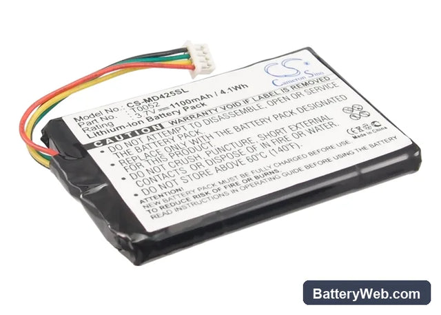 Medion GoPal P4425 Replacement Battery, 3.7V, 1100mAh, Li-ion 1