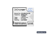 Medion Life X4701 Replacement Battery, 3.7V, 2000mAh, Li-ion 5