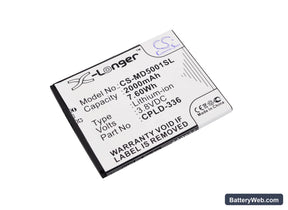 Medion Life P5001 Replacement Battery, 3.8V, 2000mAh, Li-Polymer 1
