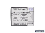 Medion Life P5001 Replacement Battery, 3.8V, 2000mAh, Li-Polymer 5