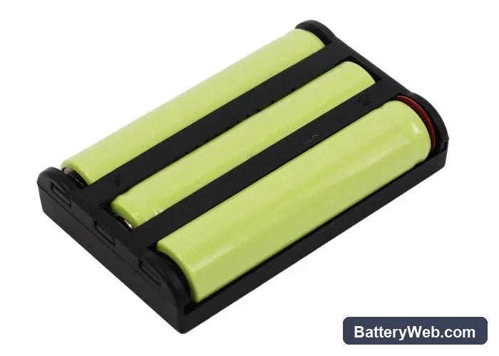 TCM 68143 Replacement Battery, 3.6V, 700mAh, Ni-MH 4