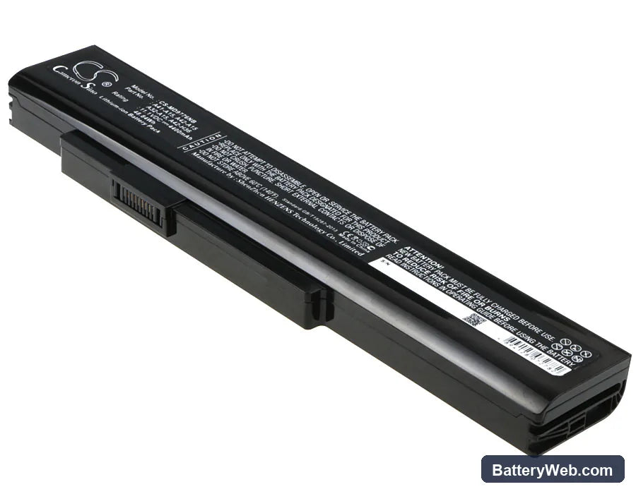 Medion Akoya P6633 Replacement Battery, 11.1V, 4400mAh, Li-ion 1