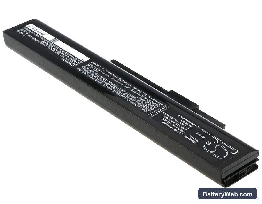 Medion Akoya P6633 Replacement Battery, 11.1V, 4400mAh, Li-ion 2