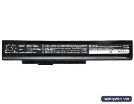 Medion Akoya P6633 Replacement Battery, 11.1V, 4400mAh, Li-ion 5
