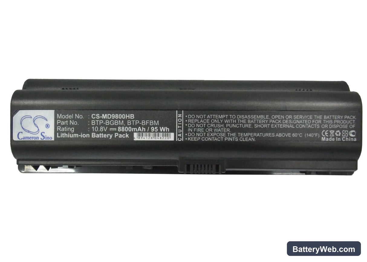 Medion MD96442 Replacement Battery, 10.8V, 8800mAh, Li-ion 5