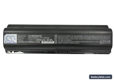 Medion MD96442 Replacement Battery, 10.8V, 8800mAh, Li-ion 5