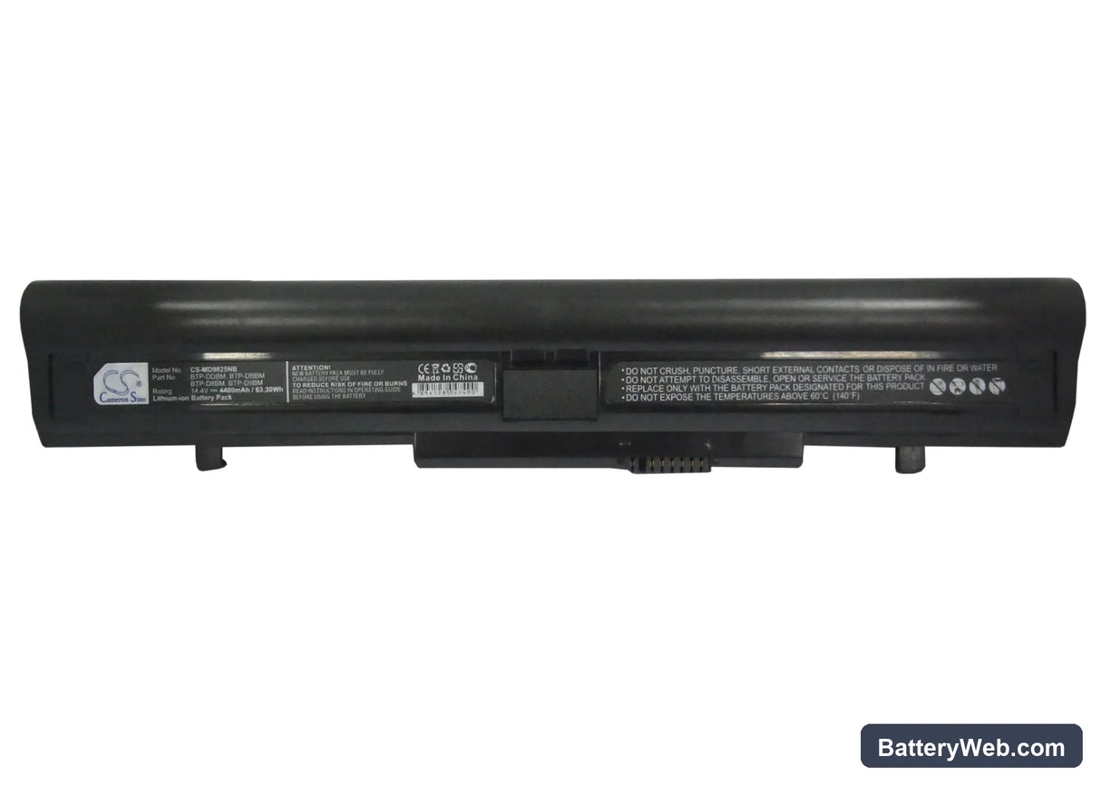 Medion MD89560 Replacement Battery, 14.4V, 4400mAh, Li-ion 5