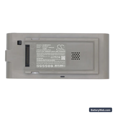 Midea F30 Replacement Battery, 29.6V, 2500mAh, Li-ion 5