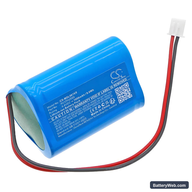 Midea R1-L061D Replacement Battery, 9.6V, 1000mAh, Li-ion 1