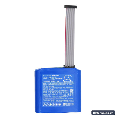 Medfusion 4000 Pump Replacement Battery, 7.4V, 4600mAh, Li-ion 3