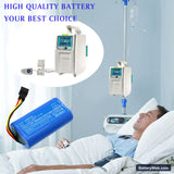Medcaptain MP-60A Replacement Battery, 7.2V, 2600mAh, Li-ion 6