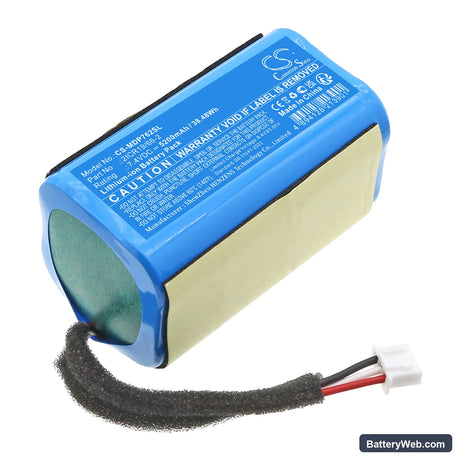 Medion 50077078 Replacement Battery, 7.4V, 5200mAh, Li-ion 1