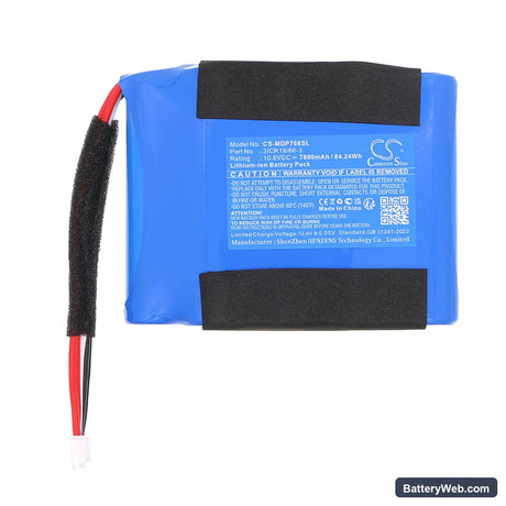 Medion 50077082 Replacement Battery, 10.8V, 7800mAh, Li-ion 5