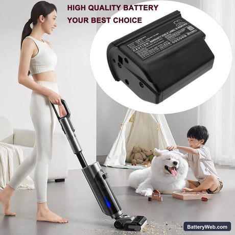 Midea G9 Replacement Battery, 22.2V, 2500mAh, Li-ion 5