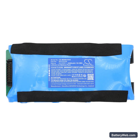 Eureka NEW400 Wet/Dry Cordless Mop Vacuum Cleaner Replacement Battery, 22.2V, 2500mAh, Li-ion 5
