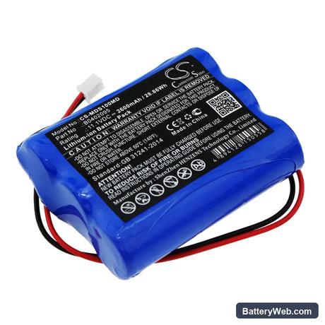 Medsonic MSCPR-1A Replacement Battery, 11.1V, 2600mAh, Li-ion 1