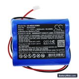 Medsonic MSCPR-1A Replacement Battery, 11.1V, 2600mAh, Li-ion 3