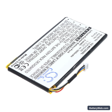 IEIMobile MODAT-200 Replacement Battery, 3.7V, 1800mAh, Li-Polymer 2