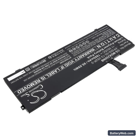 Maingear Vector Pro MG-VCP17 Replacement Battery, 11.55V, 7800mAh, Li-Polymer 2
