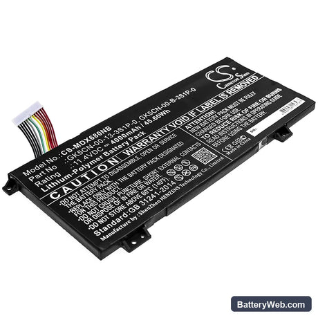 Machenike F117-B6 Replacement Battery, 11.4V, 4000mAh, Li-Polymer 1