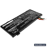 Machenike F117-B6 Replacement Battery, 11.4V, 4000mAh, Li-Polymer 2