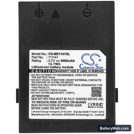 Magellan Thales MMCE Replacement Battery, 3.7V, 3960mAh, Li-ion 3